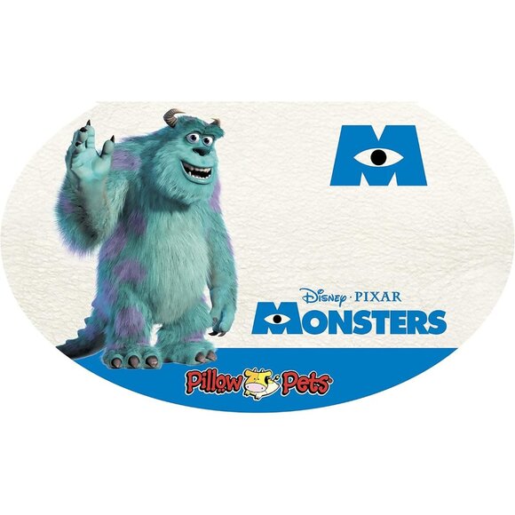New Pillow Pets Monsters Inc 16" Sulley Stuffed Animal, Disney Monsters Universi - Picture 11 of 11